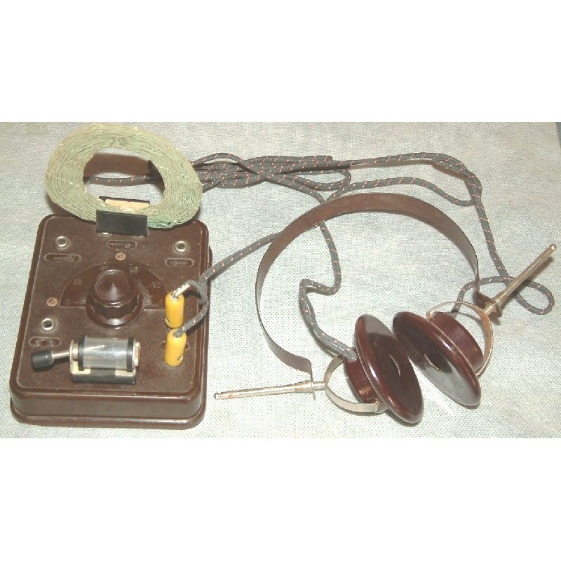 Poste à Galène en bakélite