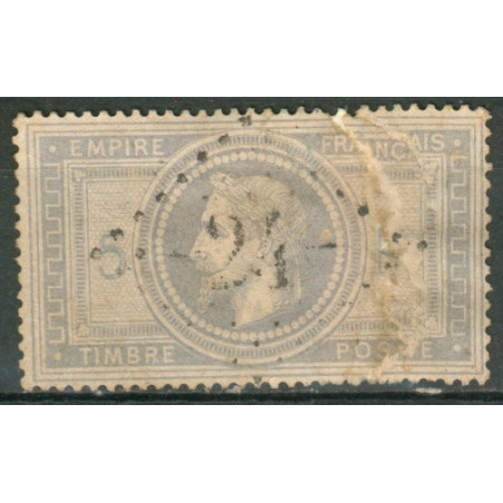 N 33 oblitéré  Napoléon III Lauré